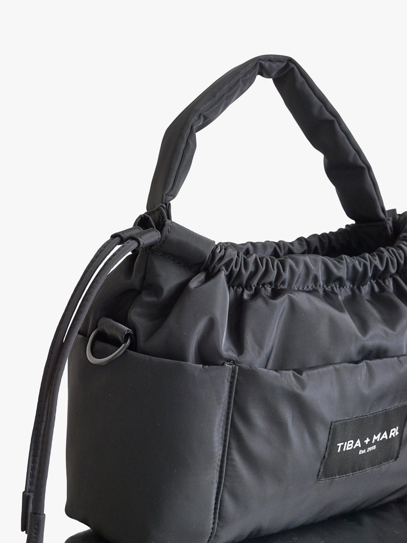 Tiba+Marl Luna Mini Changing Bag black - British product