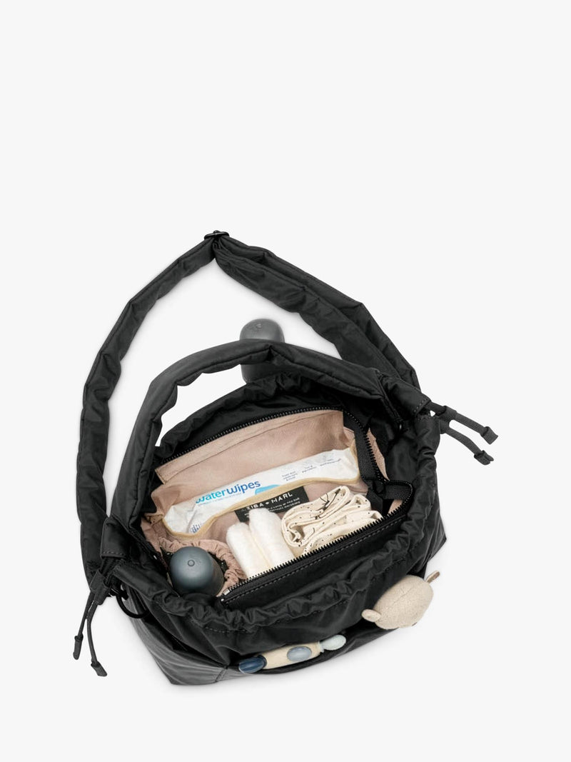 Tiba+Marl Luna Mini Changing Bag black - British product