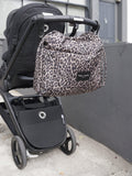 Tiba + Marl Luna changing bag Leopard, imported from the UK
