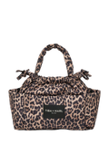 Tiba+Marl mini changing bag leopard print, imported from the UK