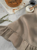Truly linen tea towel mushroom 65x45cm - British product