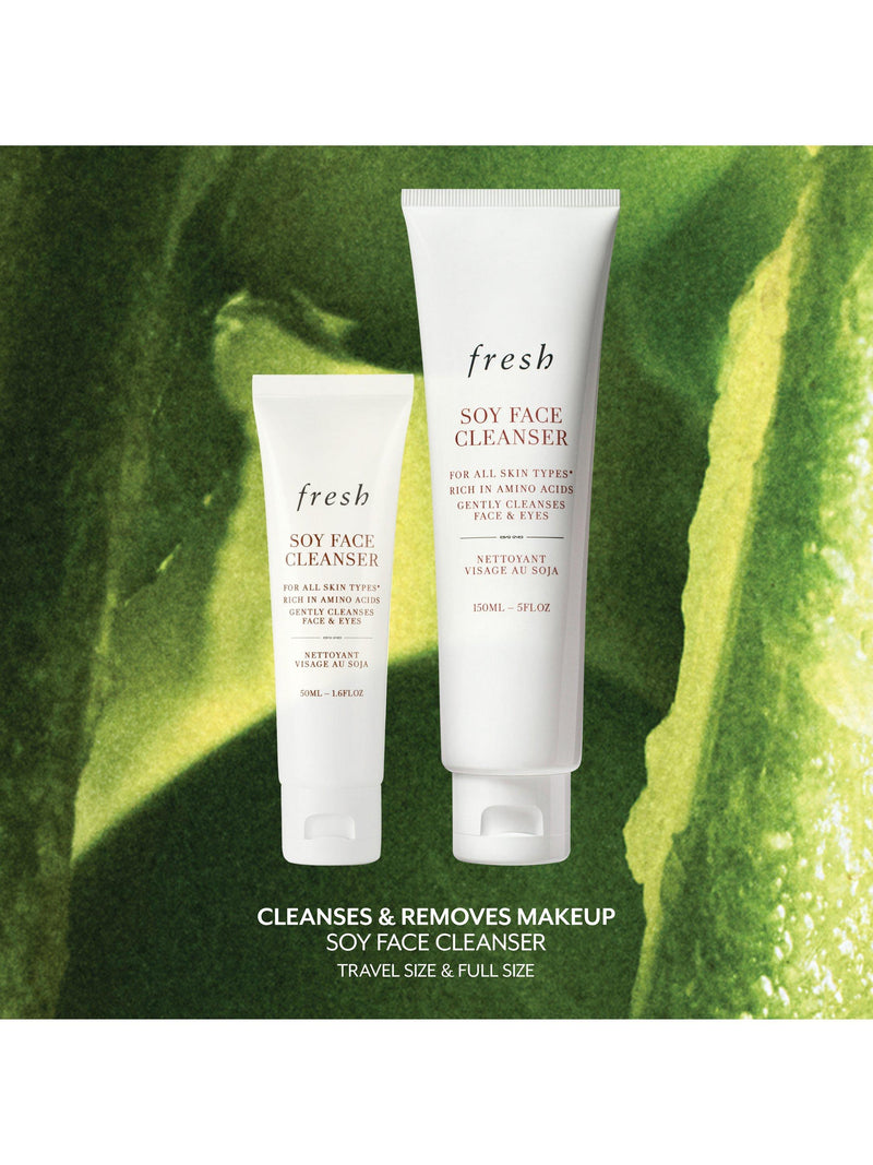 Fresh Soy Face Cleanser Duo skincare gift set (British brand)