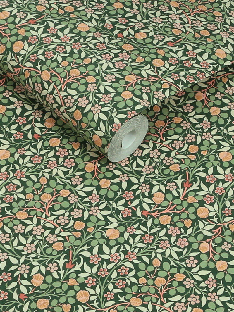 William Morris At Home Clover wallpaper floral pattern, imported from the UK