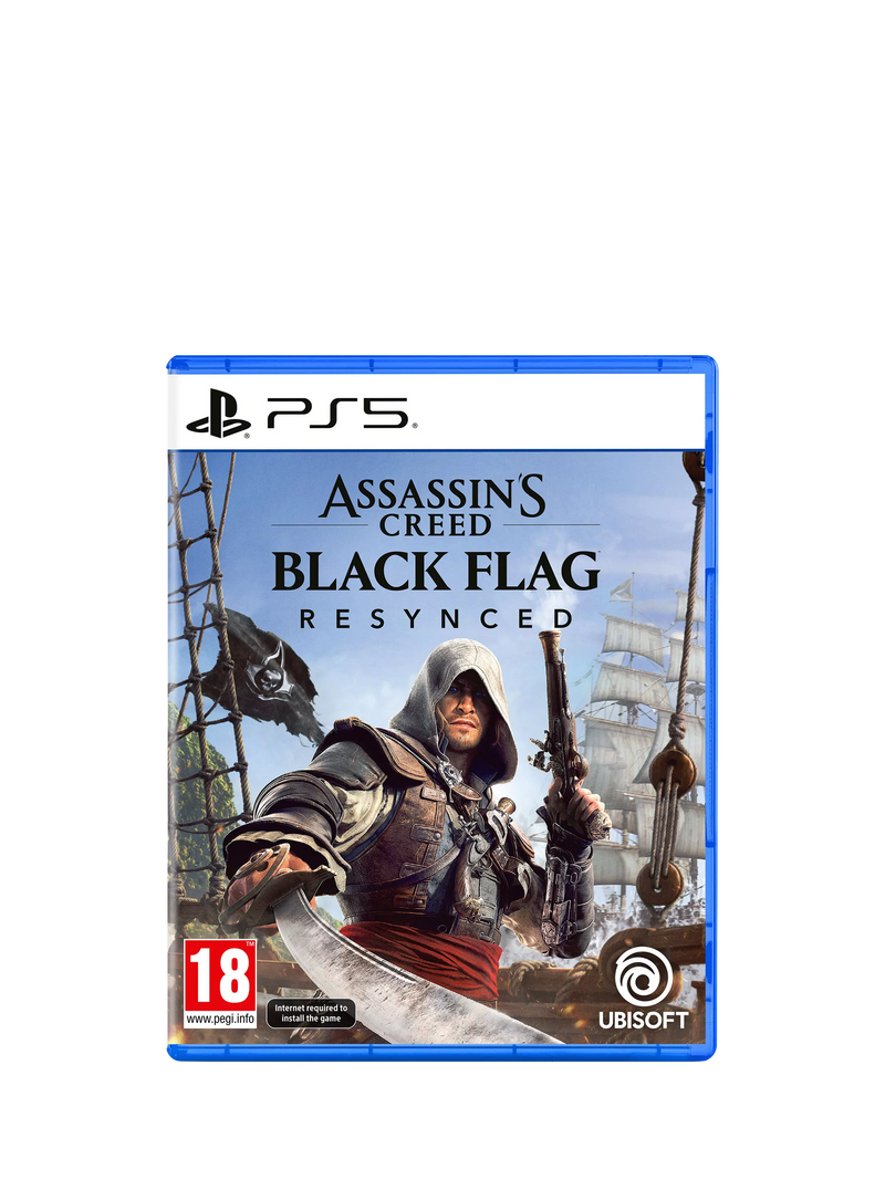 Sony Assassin's Creed Black Flag Resynced PS5 game, UK version