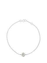 John Lewis E.W Adams 9ct Gold Round Diamond Chain Bracelet- Buy online at McGrocer
