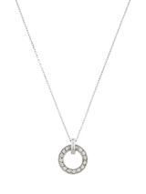 John Lewis E.W Adams 9ct Gold Diamond Spinning Hoop Pendant Necklace- Buy online at McGrocer