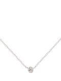 E.W Adams white gold diamond pendant 0.09ct, imported from the UK