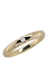 John Lewis E.W Adams 9ct Yellow Gold Diamond Set Band Ring- Buy online at McGrocer