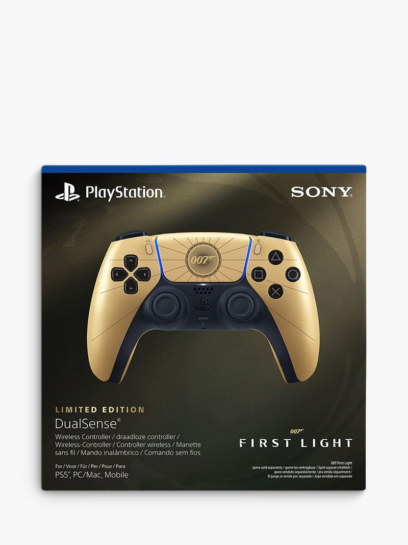 Sony DualSense wireless controller 007 First Light limited edition gold - British product