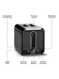Dualit Studio 2 slice toaster black, UK version
