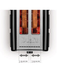 Dualit Studio 2 slice toaster black, UK version