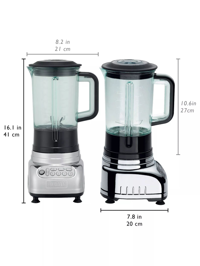 Dualit stainless steel food blender and smoothie maker, imported from the UK
