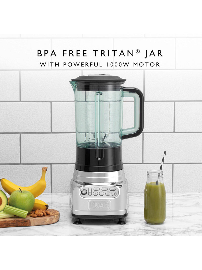 Dualit stainless steel food blender and smoothie maker, imported from the UK