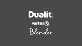Dualit stainless steel food blender and smoothie maker, imported from the UK