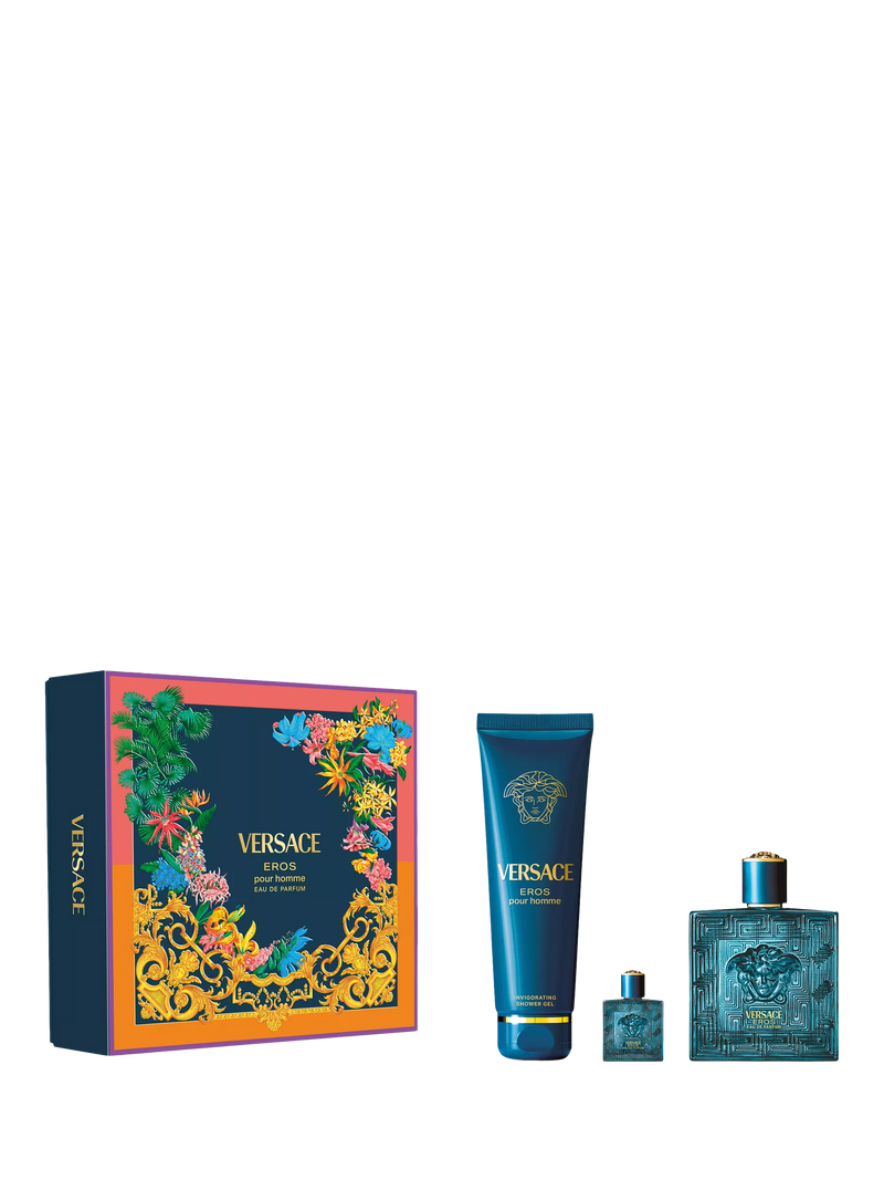 Versace Eros Eau de Parfum gift set 100ml - British product