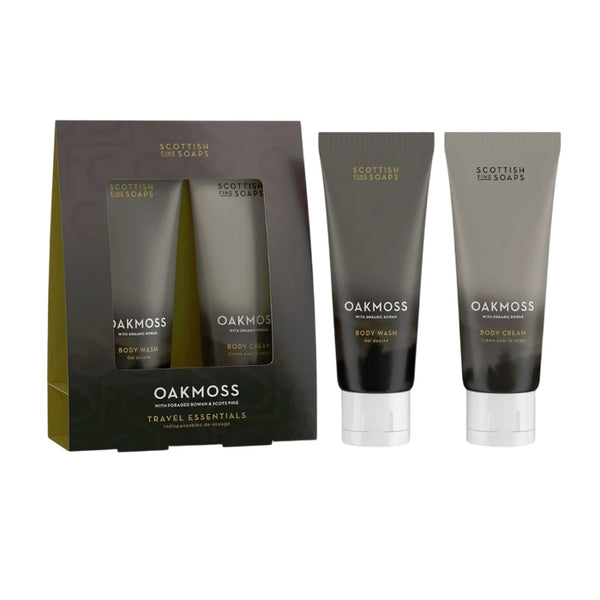 Scottish Fine Soaps Oakmoss Gift Set 2 x 75ml (British brand)