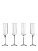 John Lewis Luigi Bormioli Bach Champagne Glass Flute Set of 4 210ml- Buy online at McGrocer