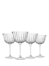 John Lewis Luigi Bormioli Bach Retro Fizz Coupe Cocktail Glass Set of 4, 260ml, Clear- Buy online at McGrocer