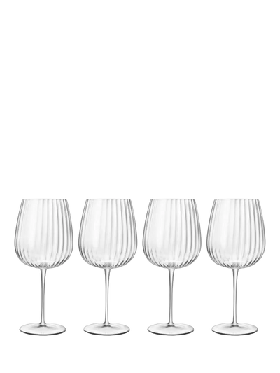 John Lewis Luigi Bormioli Optica Gin Cocktail Balloon Glasses, Set of 4, 750ml, Clear- Buy online at McGrocer