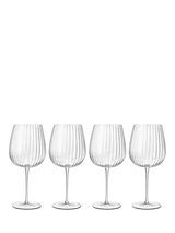 John Lewis Luigi Bormioli Optica Gin Cocktail Balloon Glasses, Set of 4, 750ml, Clear- Buy online at McGrocer