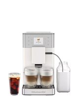 John Lewis KitchenAid KF3 5KES8453BPL Cold Espresso Automatic Bean to Cup Coffee Machine, Porcelain White, 1.8L- Buy online at McGrocer