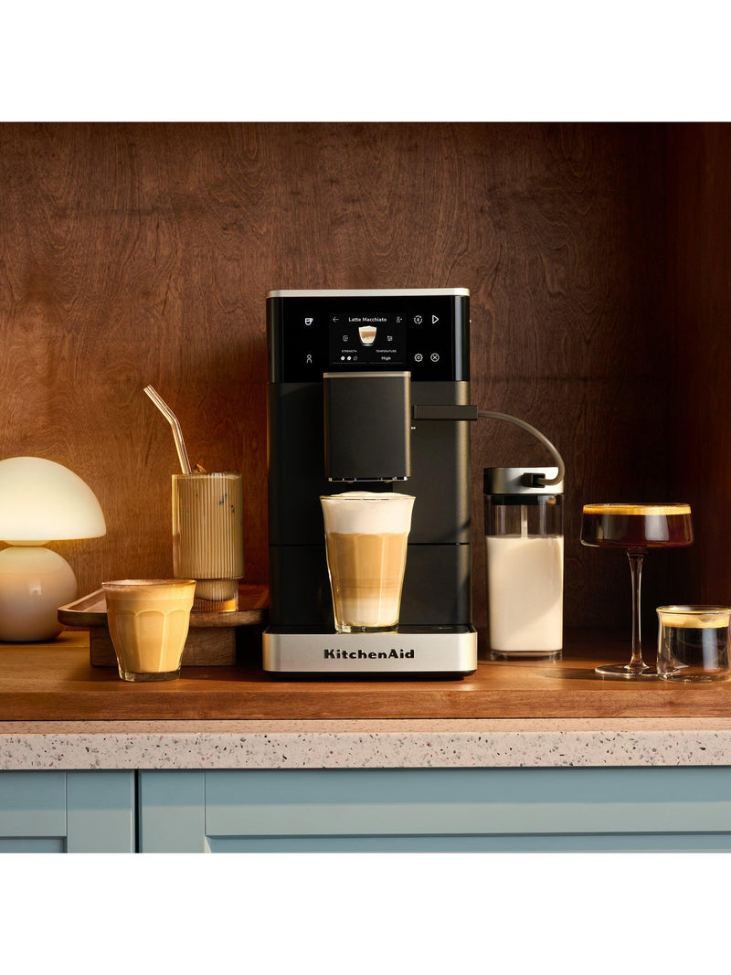 KitchenAid Cold Espresso coffee machine matte black (British brand)