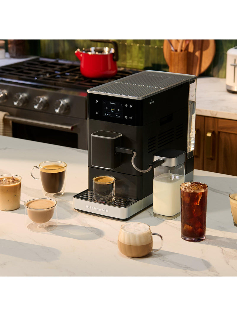 KitchenAid Cold Espresso coffee machine matte black (British brand)