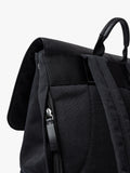 Sandqvist Leather Lid backpack 25L black, UK version