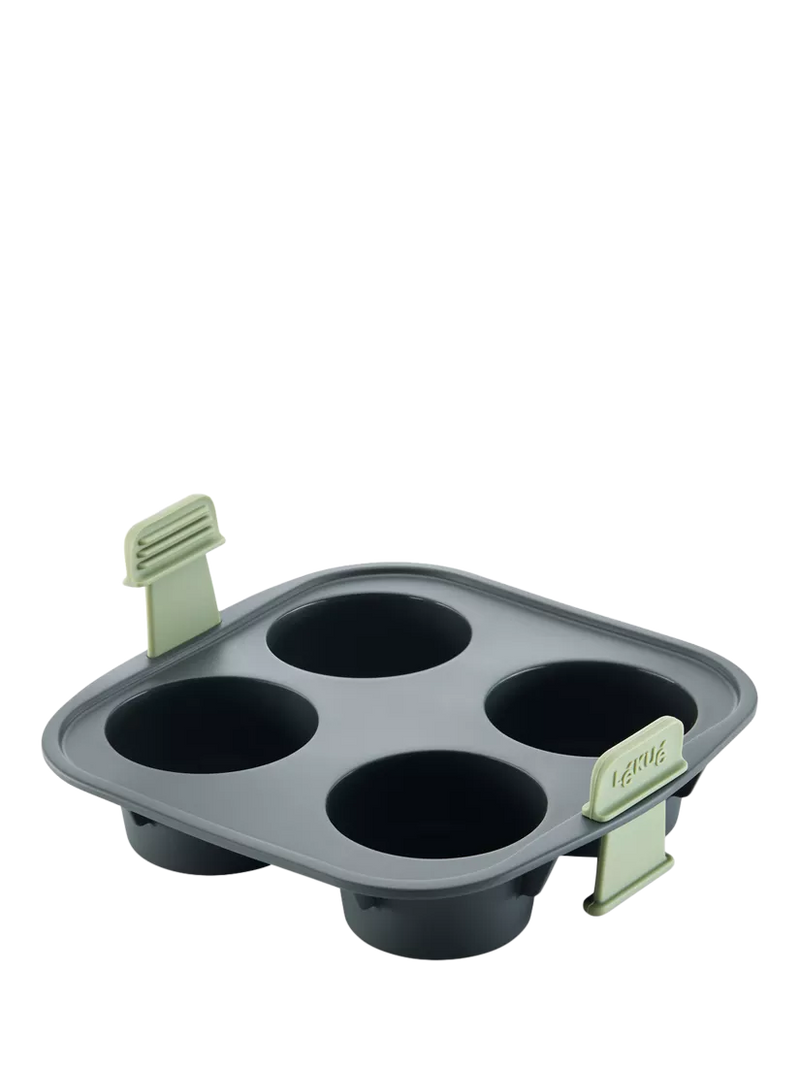 Lékué silicone non-stick muffin mould 4-hole - British product