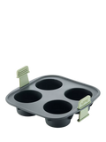 Lékué silicone non-stick muffin mould 4-hole - British product