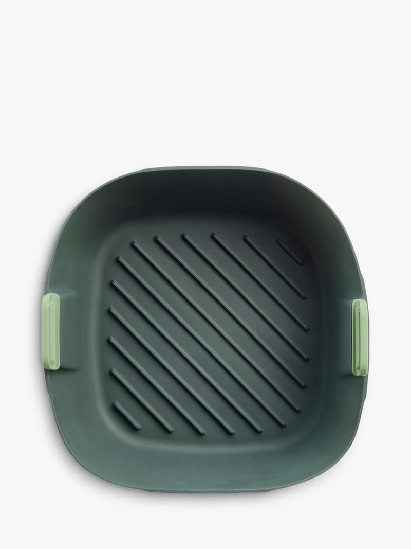 Lékué air fryer basket large square grey - British product