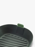 Lékué air fryer basket large square grey - British product