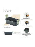 Lékué rectangular air fryer basket grey, UK version