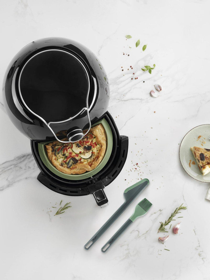 Lékué air fryer silicone set 3 piece green - British product