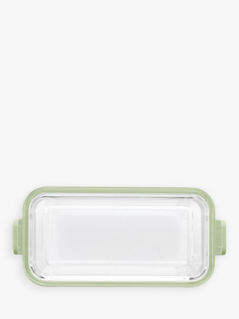 Lékué air fryer glass dish set clear green, imported from the UK