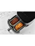 Lékué air fryer glass dish set clear green, imported from the UK