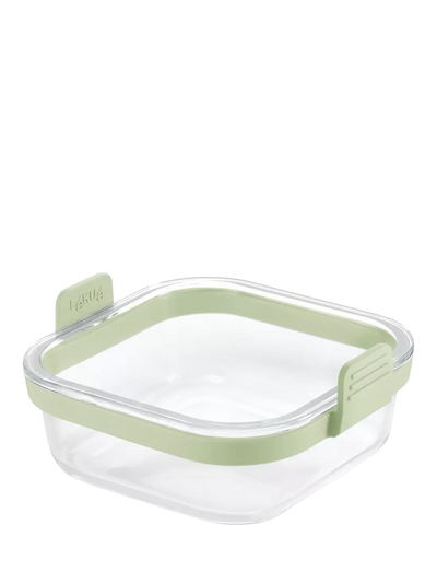 John Lewis Lékué Air Fryer Square Glass Dish, Clear/Green- Buy online at McGrocer