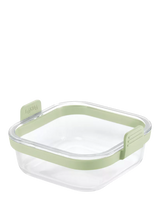 John Lewis Lékué Air Fryer Square Glass Dish, Clear/Green- Buy online at McGrocer