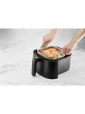Lékué air fryer square glass dish clear green (British brand)