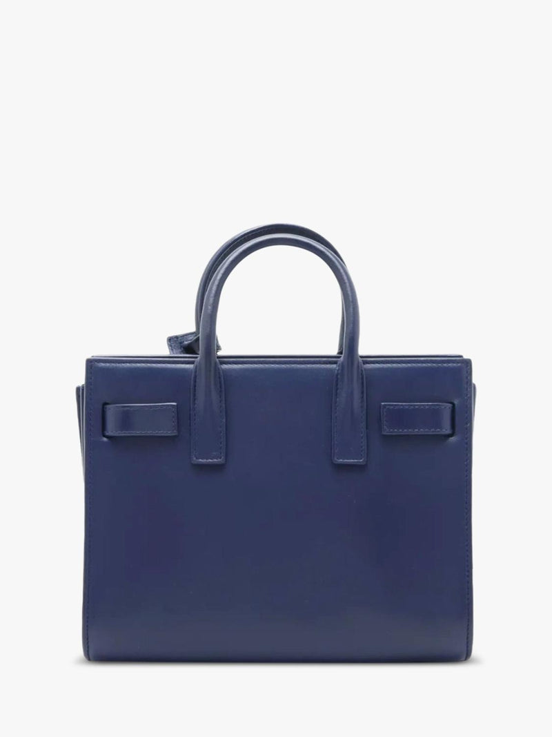 SAINT LAURENT Sac De Jour blue bag, imported from the UK