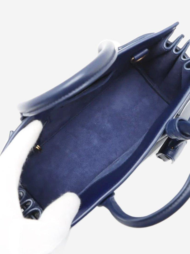 SAINT LAURENT Sac De Jour blue bag, imported from the UK