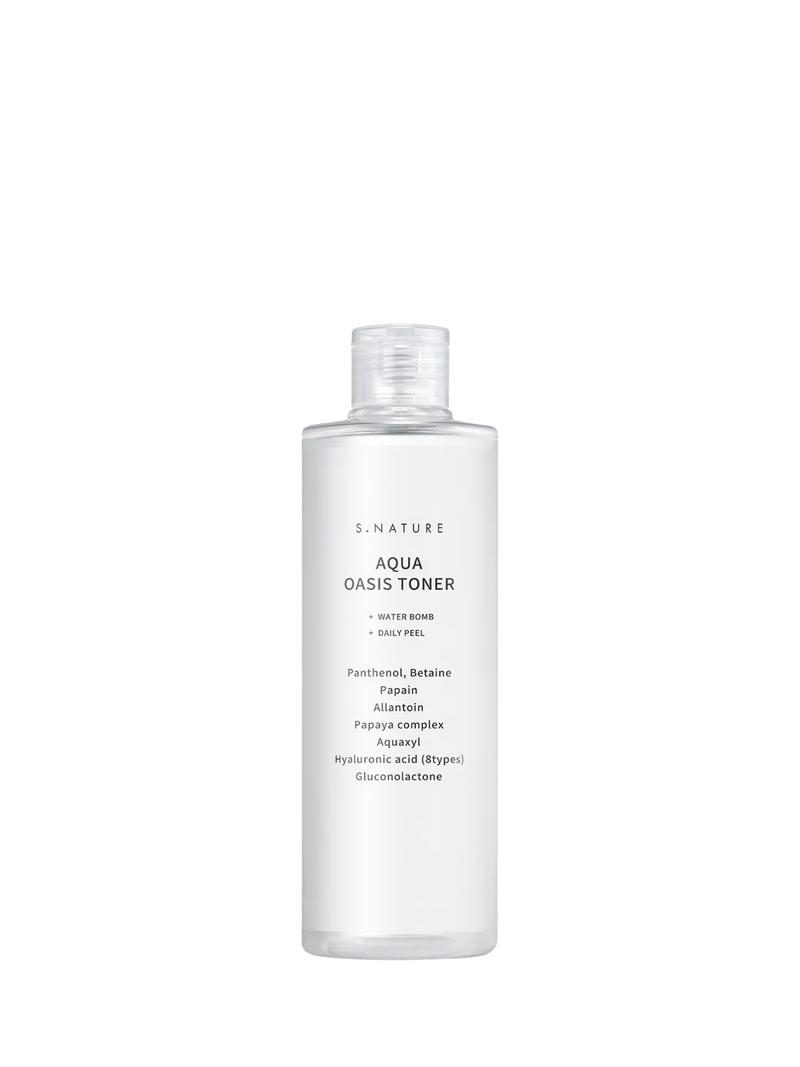 S.NATURE Aqua Oasis Toner 300ml, imported from the UK