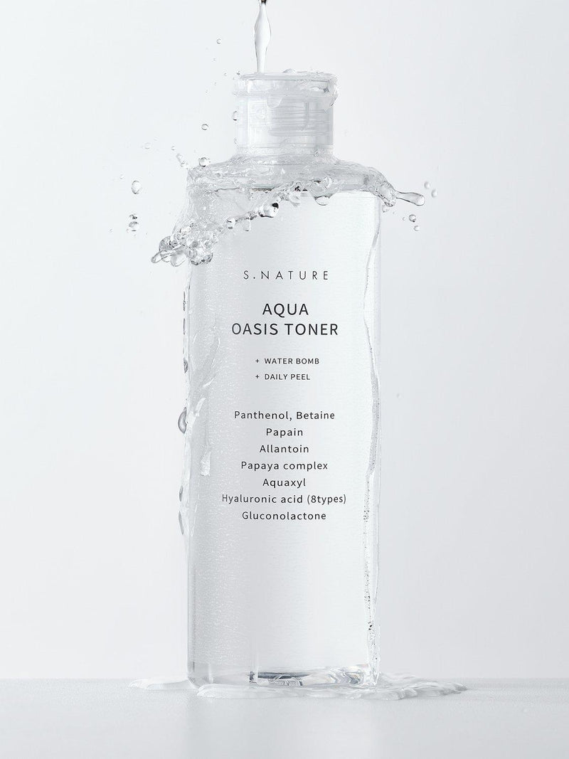 S.NATURE Aqua Oasis Toner 300ml, imported from the UK