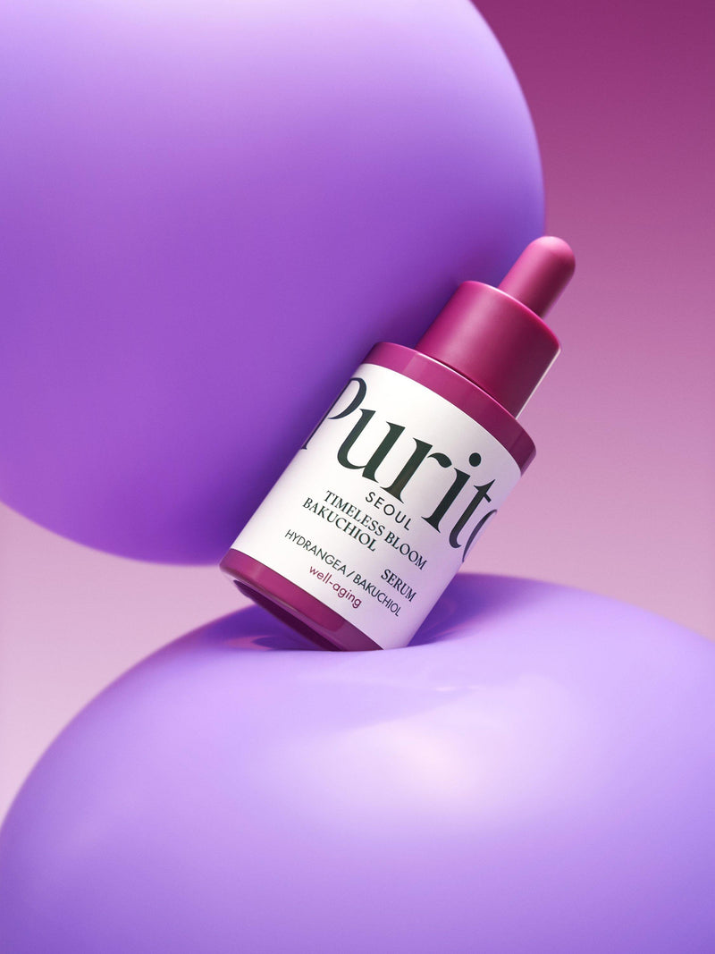Purito Bakuchiol Timeless Bloom Serum 30ml, imported from the UK