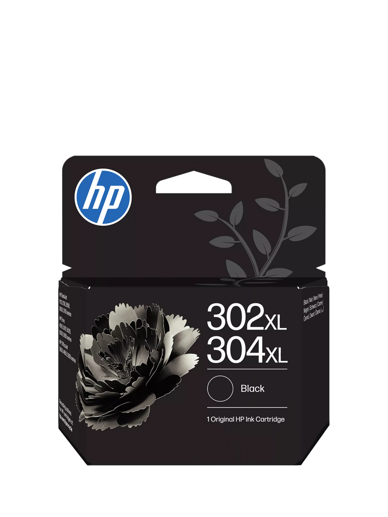 HP 302/304XL black ink cartridge, imported from the UK