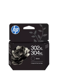 HP 302/304XL black ink cartridge, imported from the UK