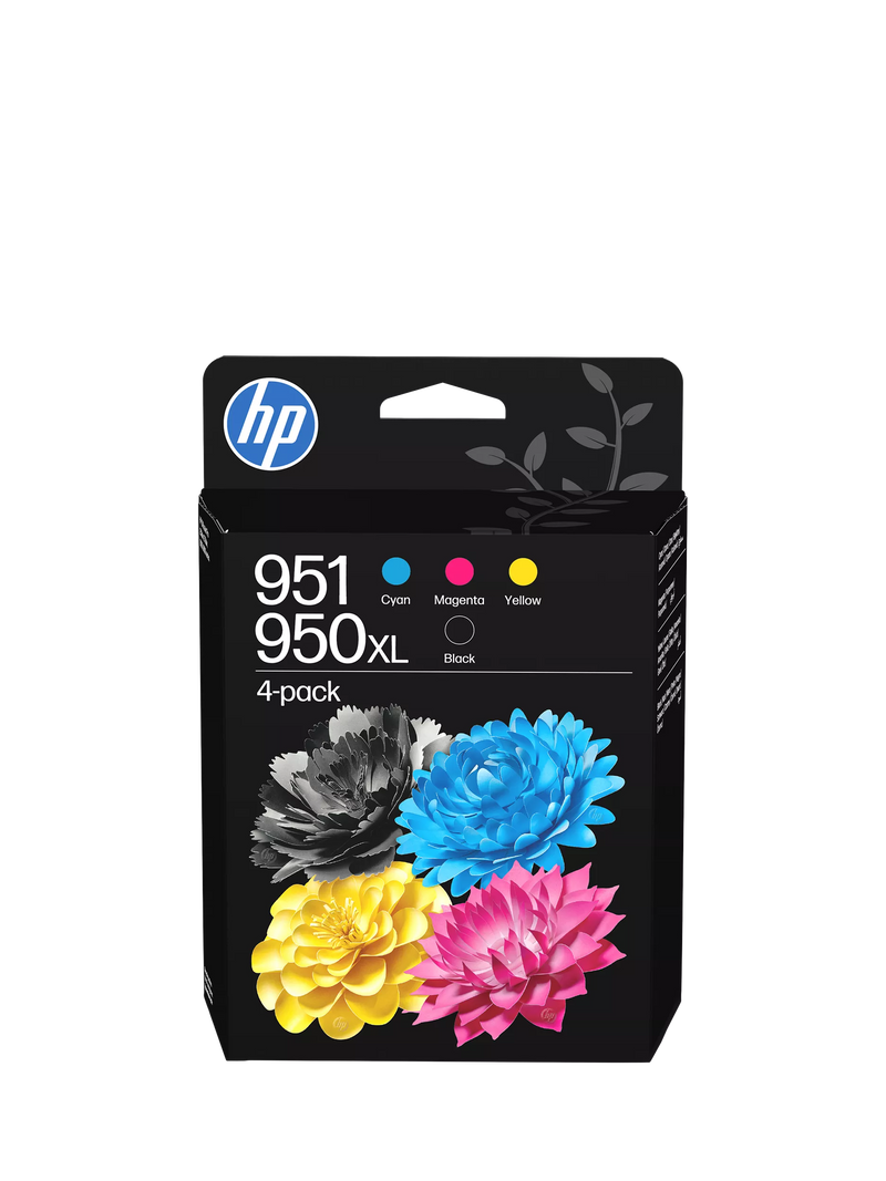 HP 951/950XL ink cartridges pack of 4 - British product