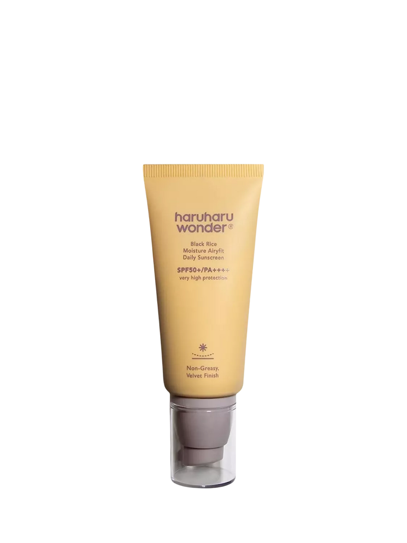 haruharu wonder Black Rice Moisture Airyfit Daily Sunscreen SPF 50+ 50ml, imported from the UK