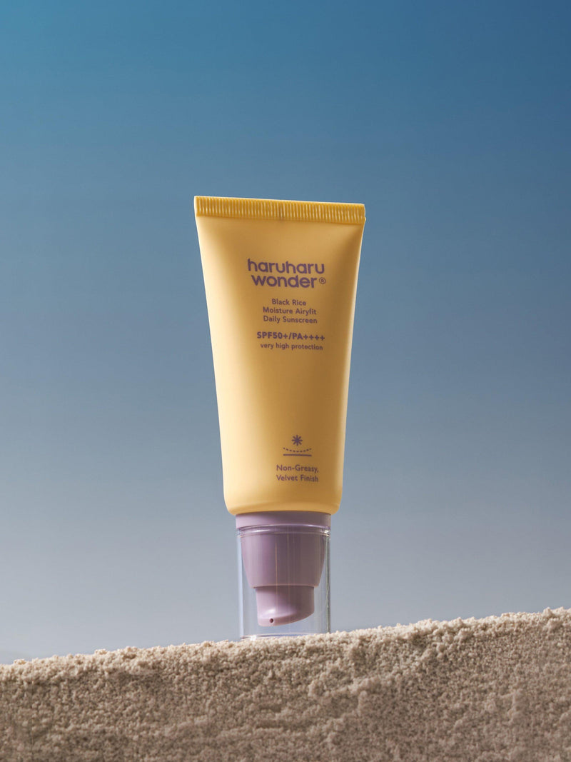 haruharu wonder Black Rice Moisture Airyfit Daily Sunscreen SPF 50+ 50ml, imported from the UK