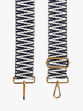 Apatchy London white tassel leather crossbody bag - British product